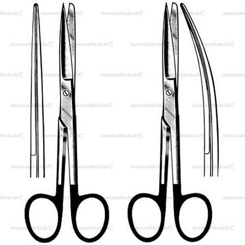 deaver supercut operating scissors - blunt/sharp