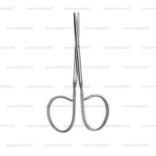 dissecting scissors with large rings - 10 cm (3 7/8")