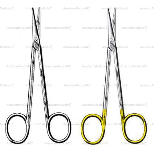 strabismus scissors - straight, 11 cm (4 1/4")