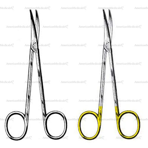 strabismus scissors - curved, 11 cm (4 1/4")