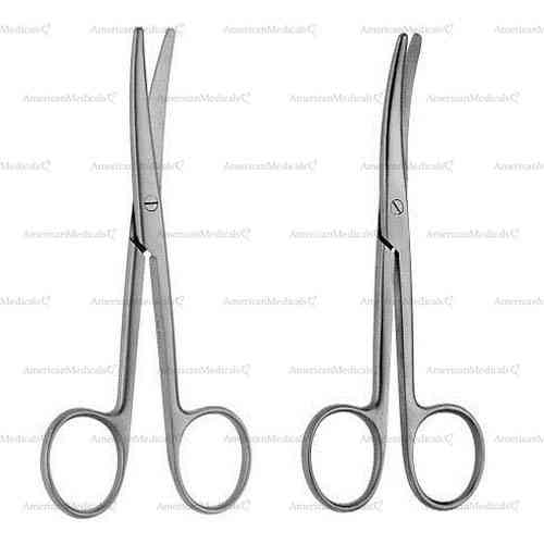 landolt enucleation scissors - curved