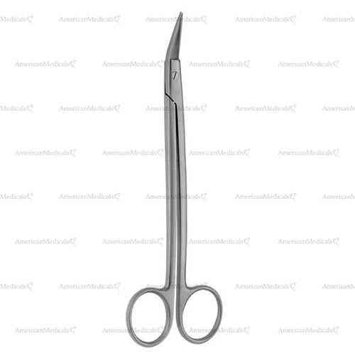 dean tonsil & vascular scissors - angled upwards, 17 cm (6 3/4")