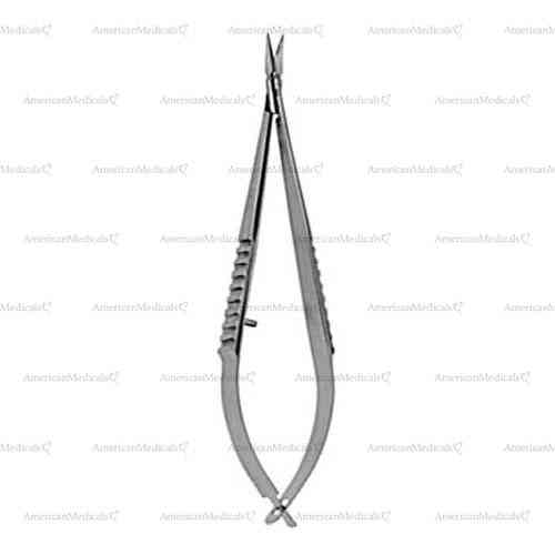 vannas iridectomy scissors - curved