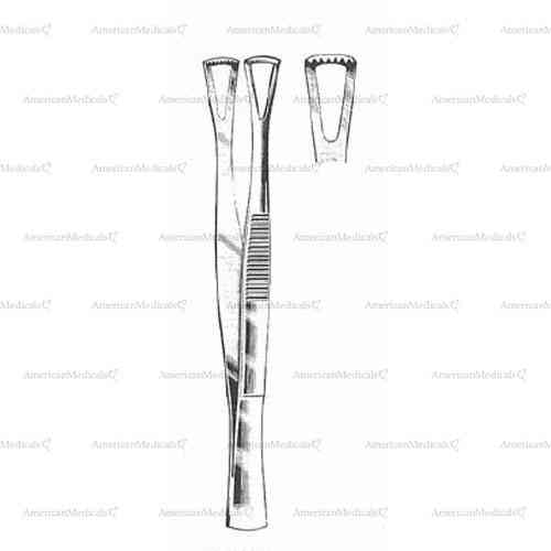 duval forceps - 14.5 cm (5 3/4")