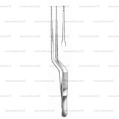 gerald forceps - 1 x 2 Teeth - bayonet