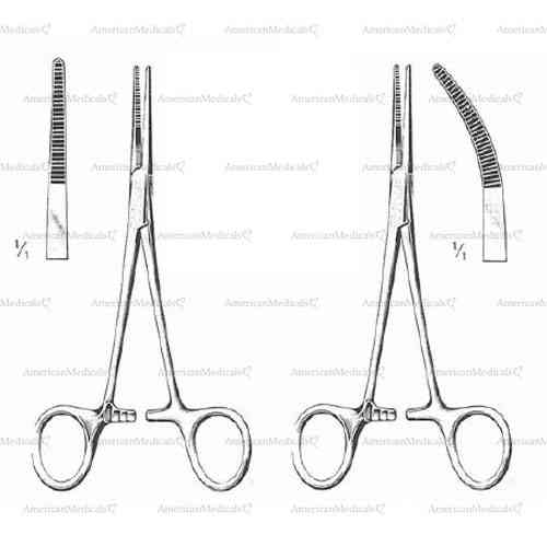 kelly hemostatic forceps