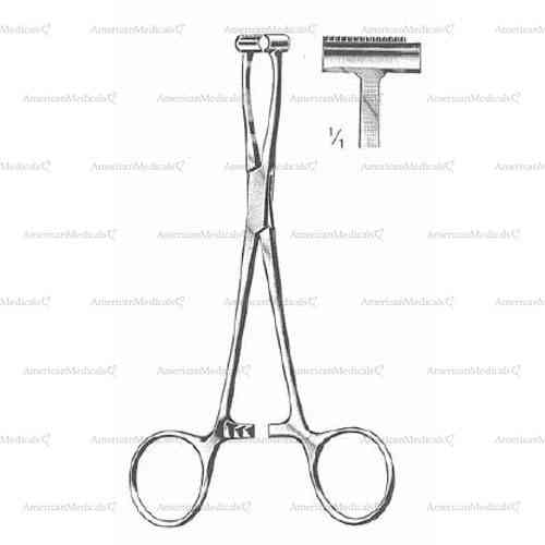 pratt hemostatic forceps - 15 cm (6")