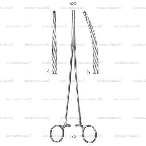 bengolea hemostatic forceps 1 x 2 teeth