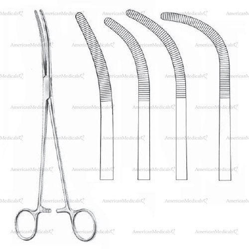 rumel thorax forceps - 23 cm (9 1/8")