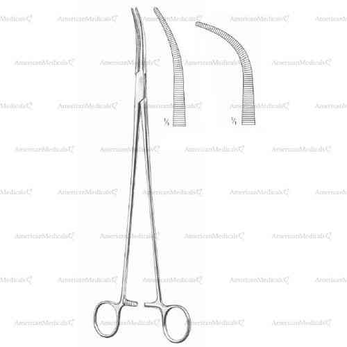 zenker dissecting and ligature forceps - 29.5 cm (11 5/8")