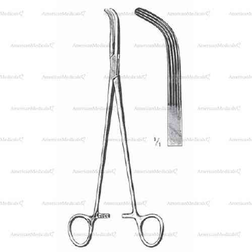 lahey gall duct forceps - 23 cm (9 1/8")