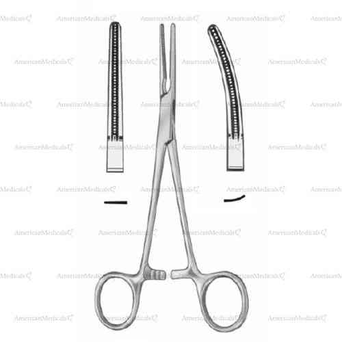 rankin atraumatic hemostatic forceps - 16 cm (6 1/4")