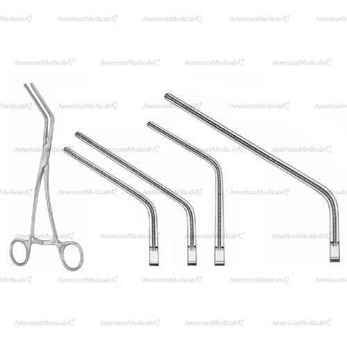 de bakey atraumatic multi-purpose clamp angled