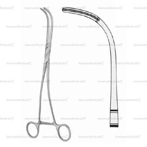 de bakey dissecting & ligature clamps - 24 cm (9 3/8")