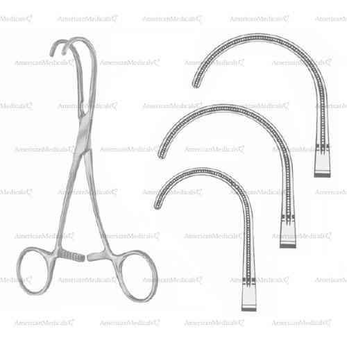 de bakey atraumatic forceps, rounded