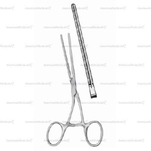 cooley ring bulldog clamp - 13.5 cm (5 1/4"), angled