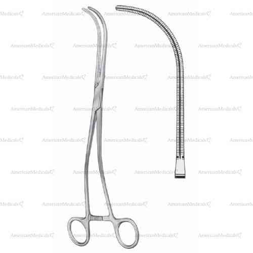 cooley vena cava clamp - 27 cm (10 5/8")