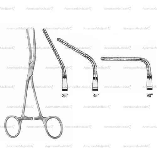 cooley atraumatic multi-purpose clamp - 16.5 cm (6 1/2")