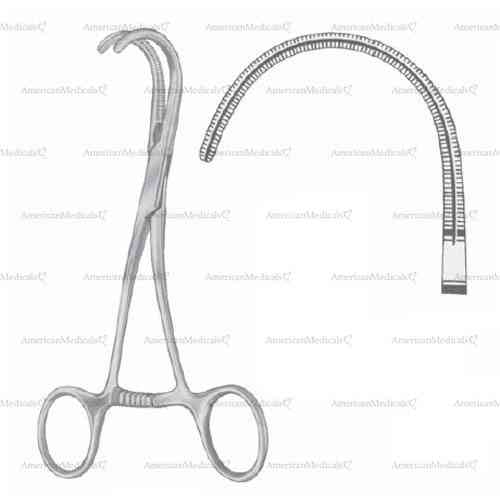 cooley anastomosis clamp - 17 cm (6 3/4")