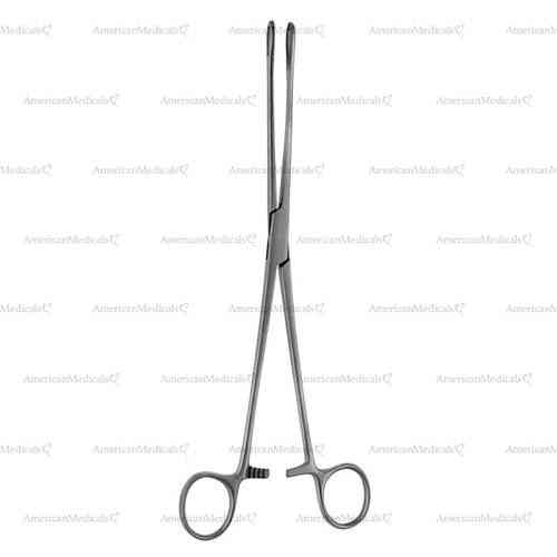 bonney sponge holding forceps with ratchet - 24 cm (9 3/8")