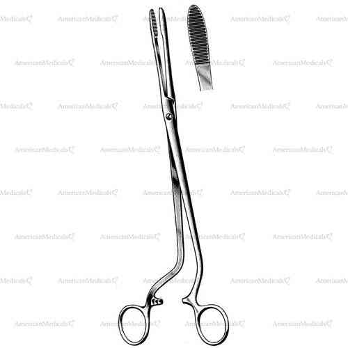 cheron dressing forceps - 25 cm (9 7/8")