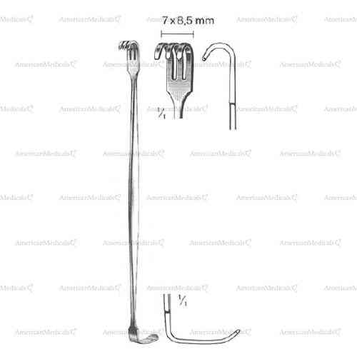 senn retractor - 17 cm (6 3/4")