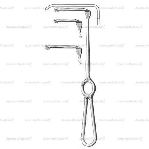 kocher retractor - 19 cm (7 1/2"), flat