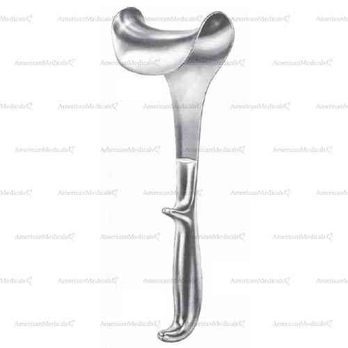 doyen retractor - 25 cm (9 7/8"), 50 x 85 mm