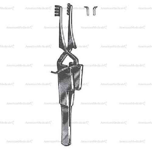 american medicals retractor - 10 cm (3 7/8")