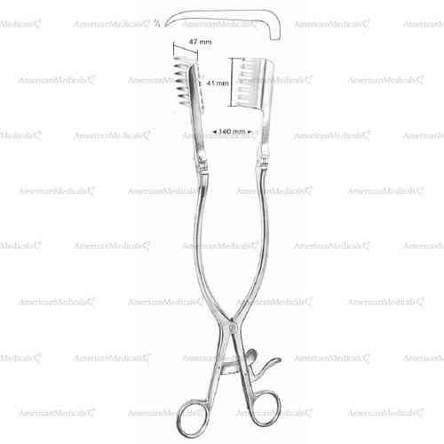 beckmann-eaton retractor - 32 cm (12 1/2")