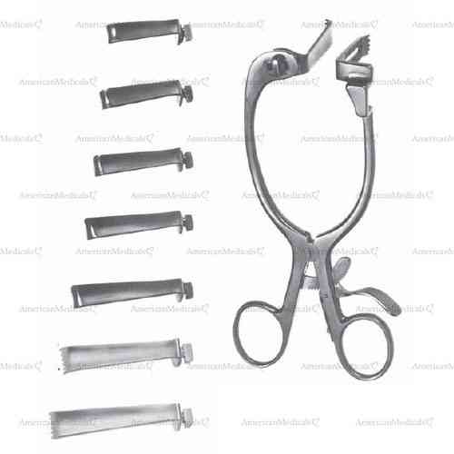 caspar retractor - black