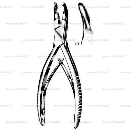 cleveland bone rongeur - 17 cm (6 3/4