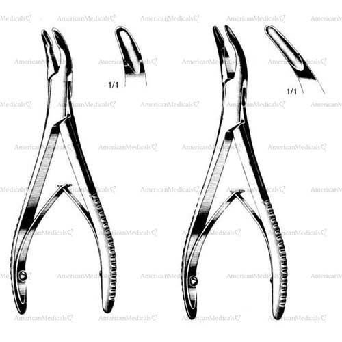 luer bone rongeur - 15 cm (6