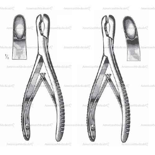 luer bone rongeur - 17 cm (6 3/4")