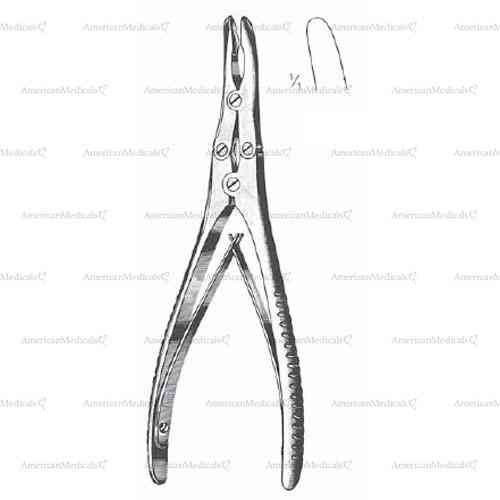 ruskin bone rongeur - 18 cm (7 1/8")