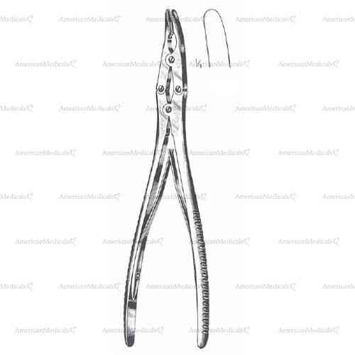 ruskin bone rongeur - 23 cm (9 1/8")