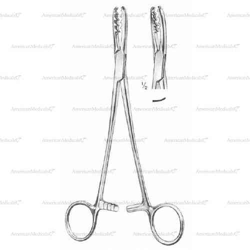 bircher-ganske bone holding & sequester forceps - 20 cm (8")