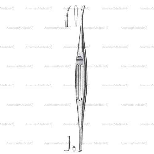 overholt double ended elevator - 29.5 cm (11 5/8") curved