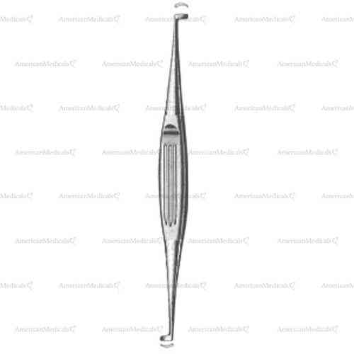 overholt double ended elevator - flat top, 29.5 cm (11 5/8")