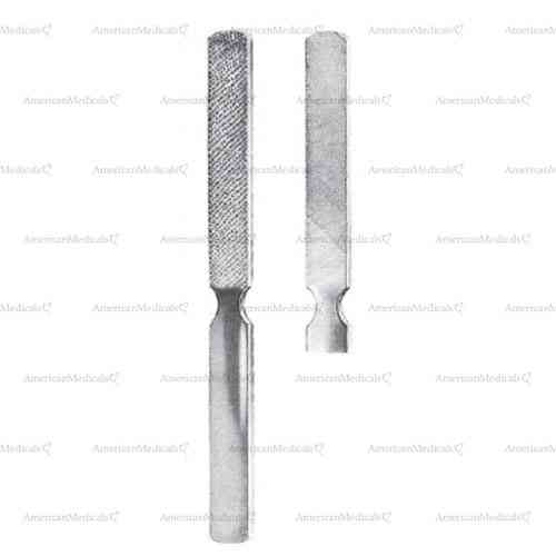 bone rasp & file - 22 cm (8 3/4")