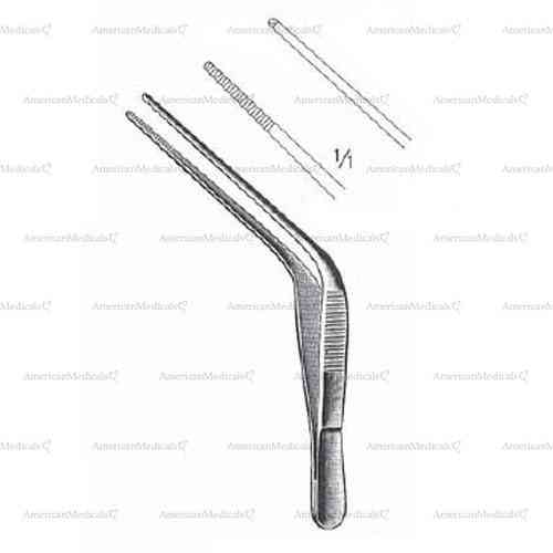 wilde (troeltsch) ear forceps - angled