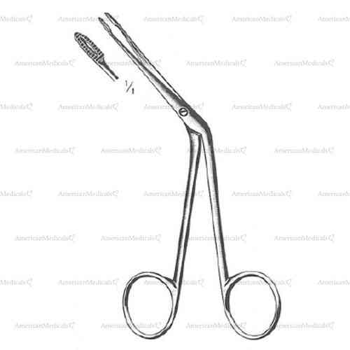 hartmann ear forceps - 14 cm (5 1/2")