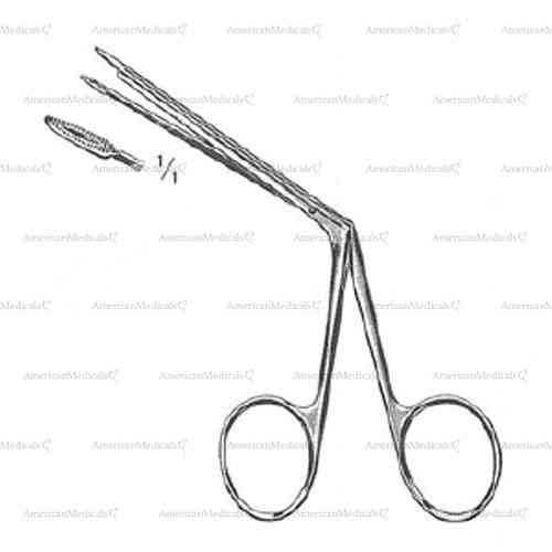 littauer ear forceps - 12 cm (4 3/4")