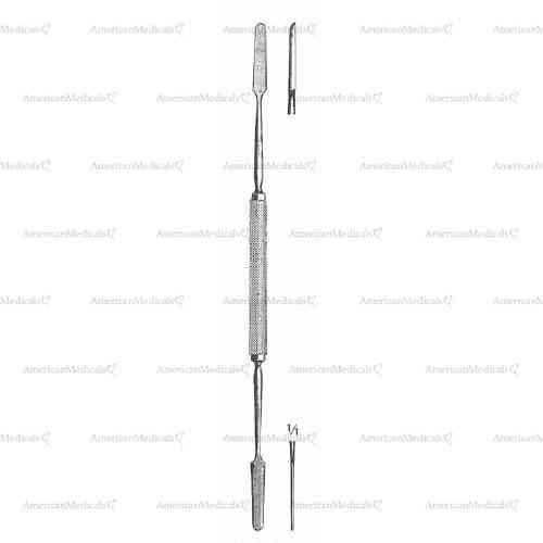 killian double ended septum elevator - 22 cm (8 3/4")