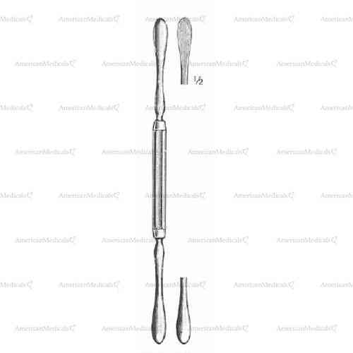 hajek-ballenger double ended septum elevator - 21 cm (8 1/4")