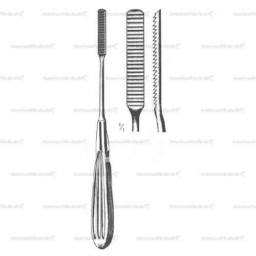 maltz (cottle) nasal rasp - 21 cm (8 1/4")