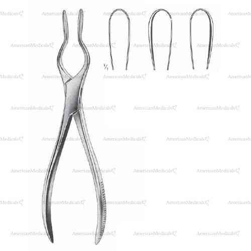 walsham septum forceps - 23 cm (9 1/8")