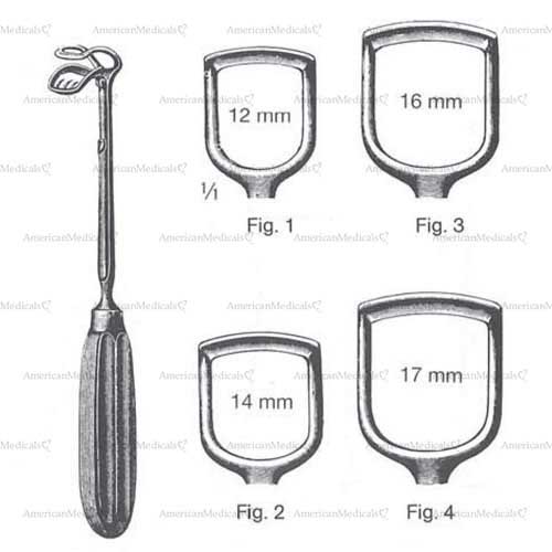 st. clair-thomson adenoid curette - 21 cm (8 1/4")