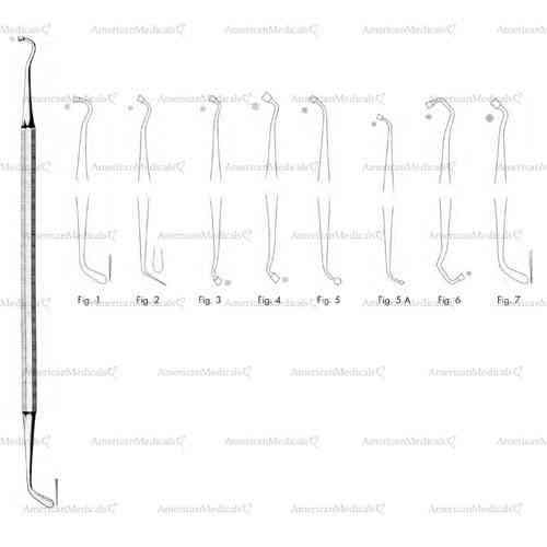 double ended filling instrument, amalgam plugger