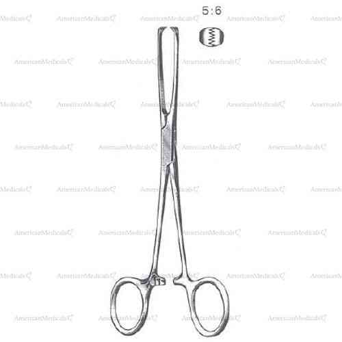 allis tissue forceps - 5 x 6 teeth